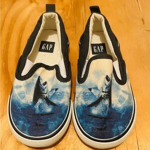 GAP Kids Blue Shark Slip-On Sneakers